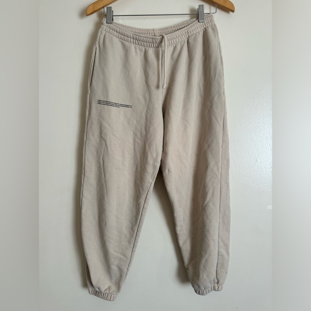 Pangaia Neutral Beige Track Joggers Sweatpants